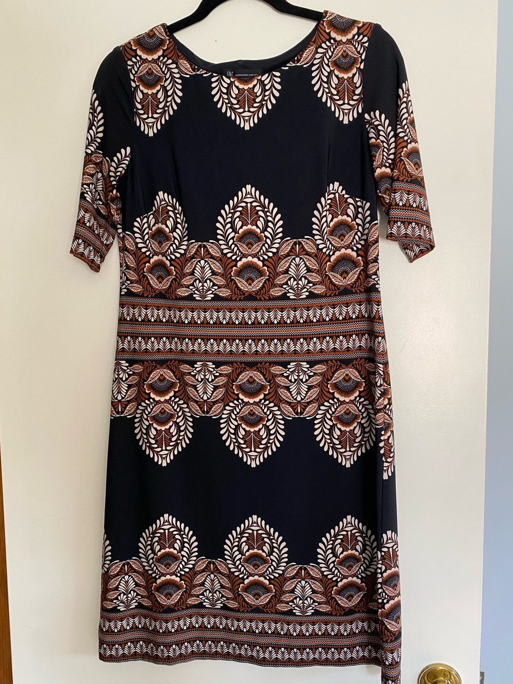International Concepts Short Sleeve Shift Dress